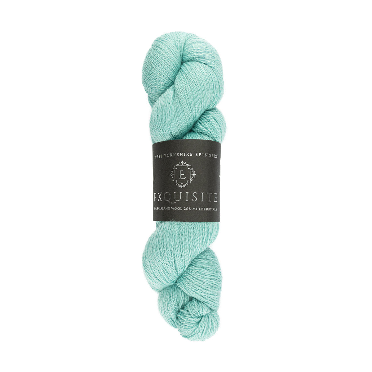 WYS West Yorkshire Spinners Exquisite Lace hank or skein in light mint green shade viscount 337