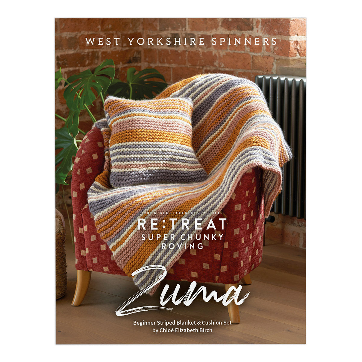 Zuma Blanket and Cushion Knitting Pattern (PDF Download)