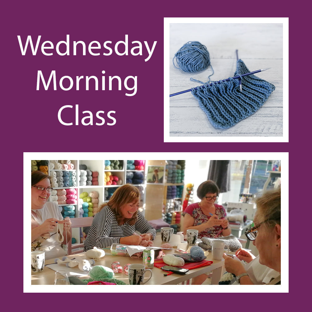 Mercredi matin - Cours de tricot et de crochet - Bloc de 4 semaines - Mai