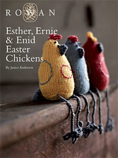 Esther, Ernie & Enid Easter Chickens - Knitting Pattern PDF Download