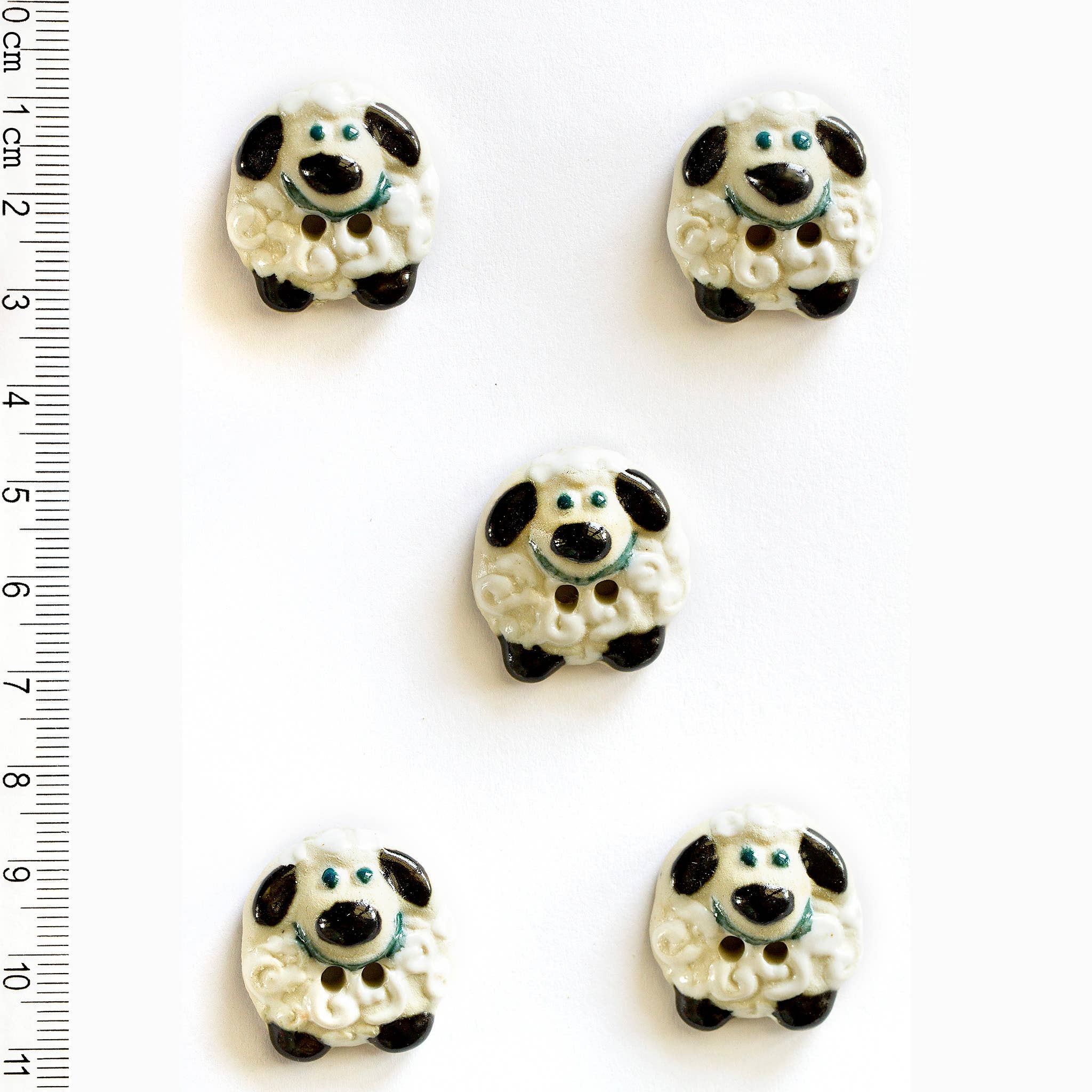 Incomparable Buttons - 5 Sheep Buttons