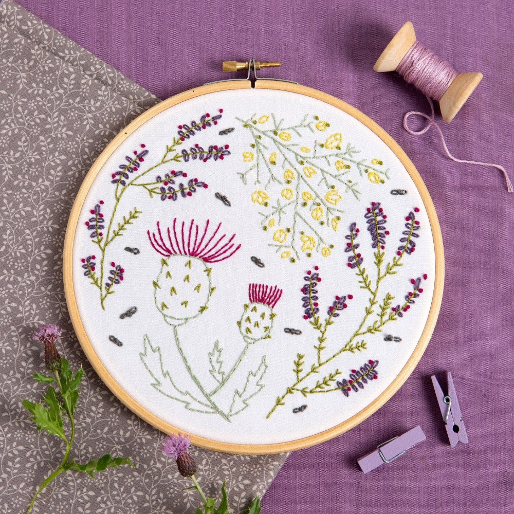 Highland Heathers Embroidery Kit