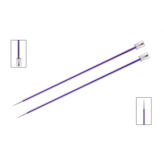 KnitPro Single Pointed Knitting Needles - Zing - 35cm